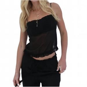 NEW LOUCIA soft launch cami top in black